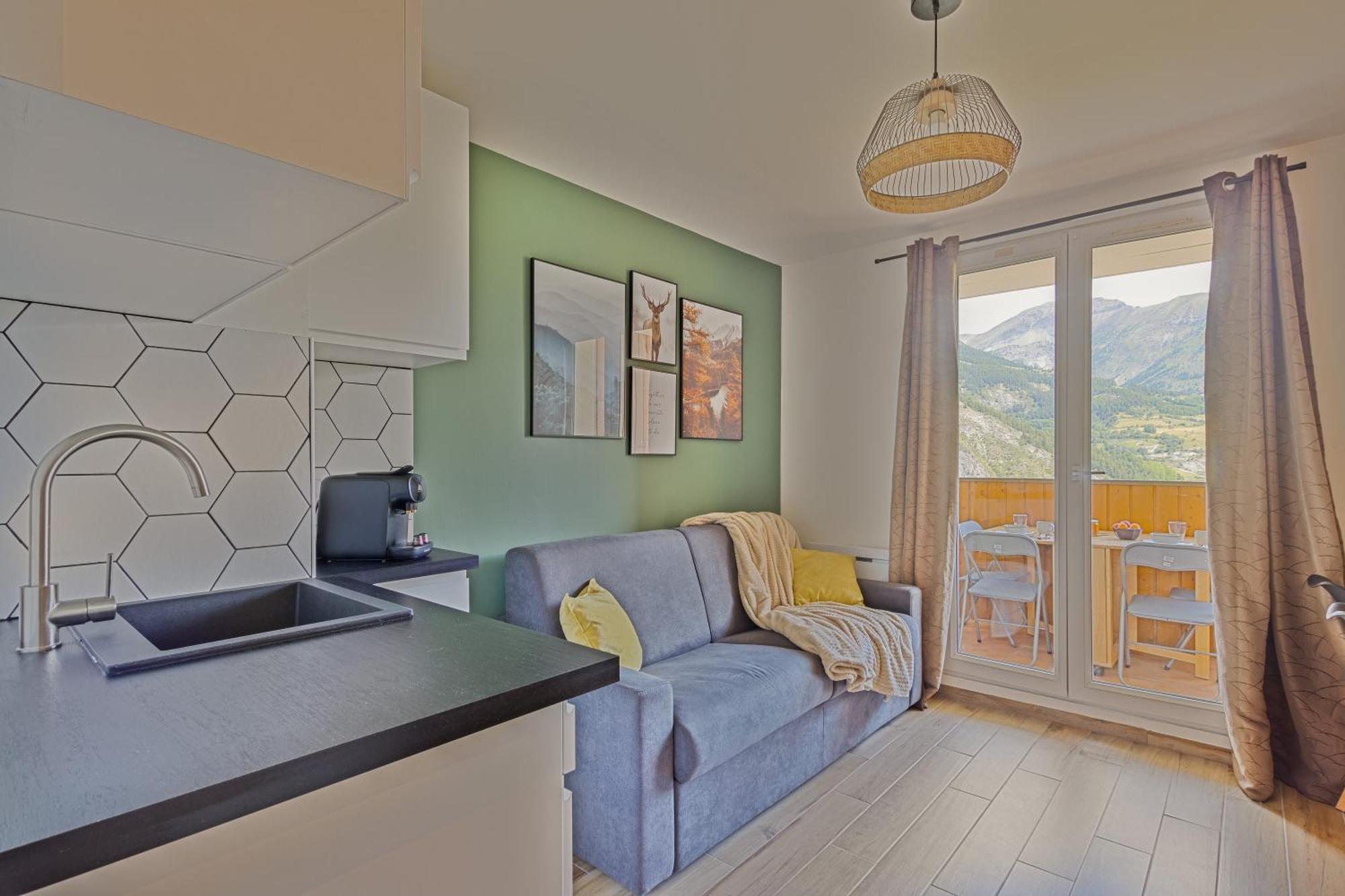 Studio De Charme Avec Vue Sur Le Val D'Allos, Parking Et Wifi Gratuit Exterior foto